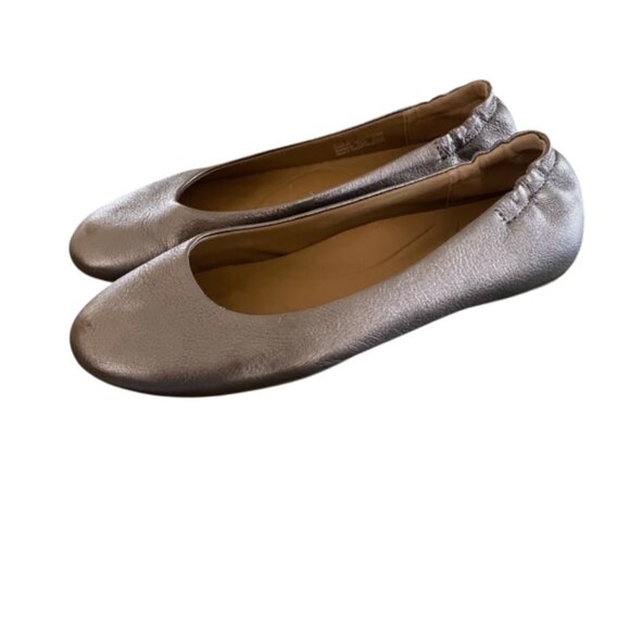 Dansko Mollie Pewter Metallic Ballet Flats 39.5 - Picture 5 of 7